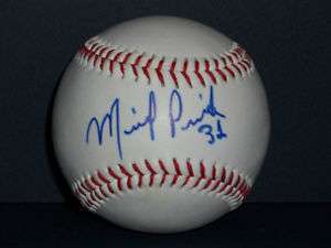 yankees michael pineda signed baseball w/coa  