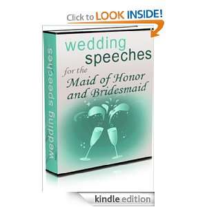 Wedding Speeches for the Maid of honor and Bridesmaids Anonymous 