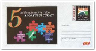   stamps Romanian anti doping agency drugs in sport Romania 2011  