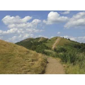 the Main Ridge of the Malvern Hills, Worcestershire, Midlands, England 