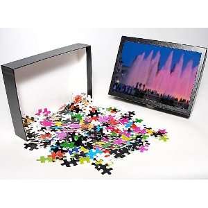  Jigsaw Puzzle of Magic fountain and Palace of Montjuic, Barcelona 