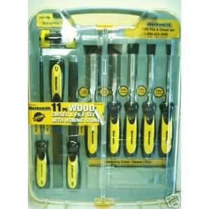  Professional Chisel & File Set 11pc. With Display Case 
