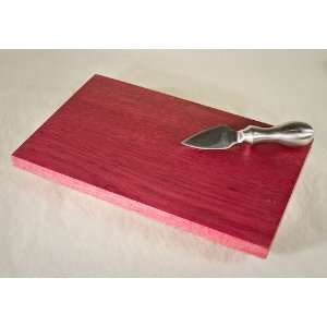  Cheese Serving Board   Purpleheart Wood