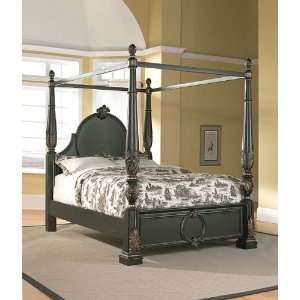  Ascot Queen Size Canopy Poster Bed Furniture & Decor