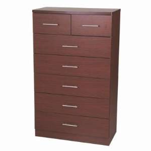  Home Source Industries TIF20203 7 Drawer Chest, Mahogany 