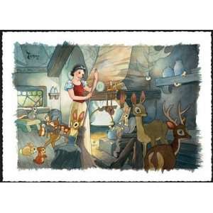  Tidying Up   Disney Fine Art Giclee by Toby Bluth