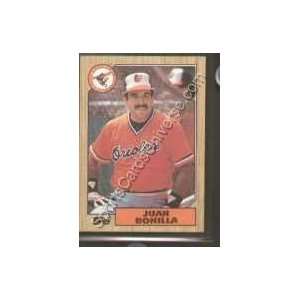  1987 Topps Regular #668 Juan Bonilla, Baltimore Orioles 