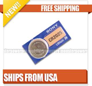 pc SONY 2025 CR2025 Button cell watch Battery  