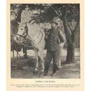  1900 Print Boer General Louis Botha 