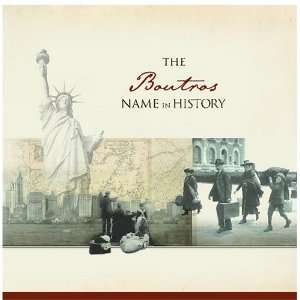  The Boutros Name in History Ancestry Books