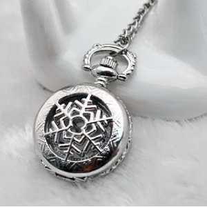  The Trumpet Snow Pocket Watch Necklace 