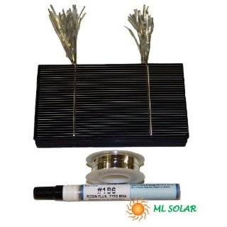 38 Prime Full Tab Solar Cell DIY Kit with Bus, Flux and Diode