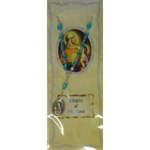  St. Anne Devotional Carded Rosary Chaplet (RA 12 808 
