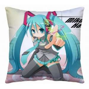  Miku Hatsune Pillow Size 16 x 16 Inches 