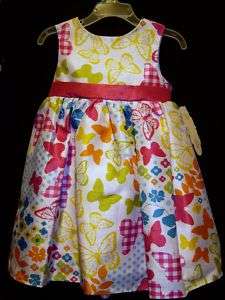 Girls Butterfly Fancy Dress 6 9 24 month 2T 3T 4T NWT  
