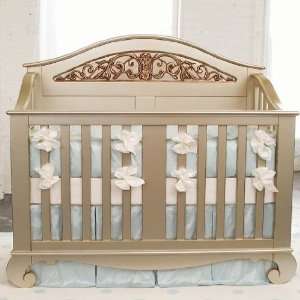  Bratt Decor Chelsea Lifetime Crib in Antique Silver Baby