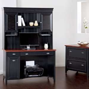   Computer Desk with Optional Hutch and Filing Cabinet