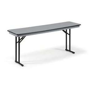  Midwest   Hexalite® Abs Folding Table, C Leg, 18Wx72L 