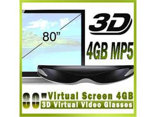 3D Video Glasses iTheater 3D Movies Games Portable Virtual 80 