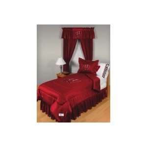 Wisconsin Badgers Full Comforter Solid or Sidelines