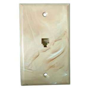  Phone Jack Wall Plate 4 wire Telephone 21 fa2 br 