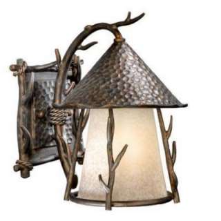 NEW 1 Light Md Rustic Outdoor Wall Lamp Lighting Fixture, Bronze 