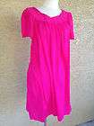   Elaine Silky Nightgown Short Sz 3X Pink Embroidered Roses Cap Sleeve