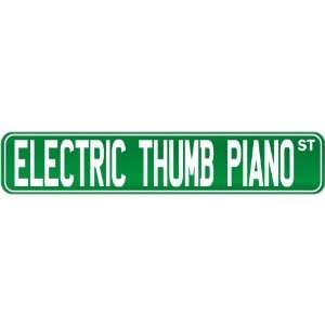  New  Electric Thumb Piano St .  Street Sign Instruments 