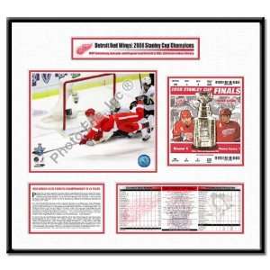 Detroit Red Wings2008 Stanley Cup Ticket FrameValtteri Filppula Game 2 