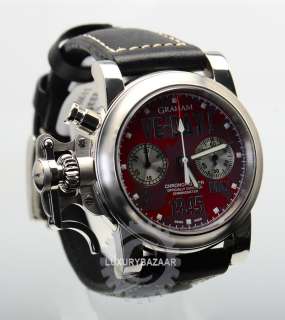 Graham Chronofighter VE Day 2005 (Steel / Red / Leather)