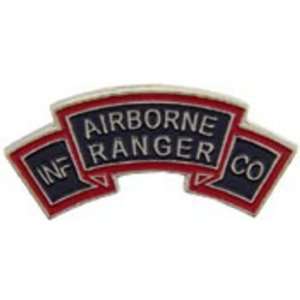  U.S. Army Airborne Ranger Tab Pin 1 Arts, Crafts 