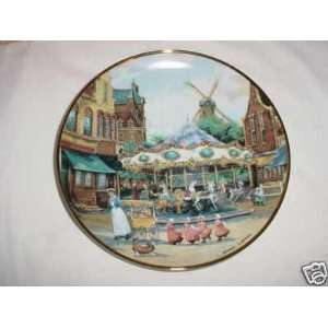 com Franklin Mint Carousel Adventures by Andi Lebron Collector Plate 