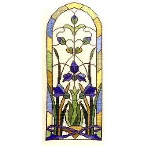  Iris Window   Cross Stitch Pattern Arts, Crafts & Sewing