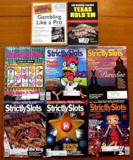 Strictly Slots Magazines + Texas Hold Em + Gambling 9780028644851 