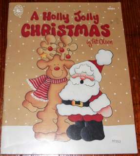 HOLLY JOLLY CHRISTMAS Pat Olson tole painting craft book  