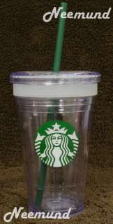 New Grande Starbucks Clear Iced To Go Travel Tumbler Cold Cup   16oz 