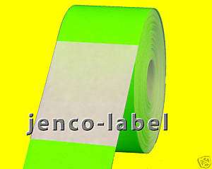 FR2300G,500 2x3 Green Fluorescent Color Code Label  