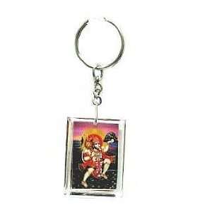  Acrylic Hanuman Keychain Size 1 x 1 1/2 