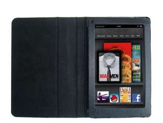WAY PU Leather Folio Case Cover for  Kindle Fire 7 Tablet 