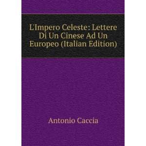   Di Un Cinese Ad Un Europeo (Italian Edition) Antonio Caccia Books