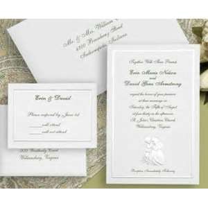   Formal Wedding Invitation Kit White 50 Count By Gartner Studios