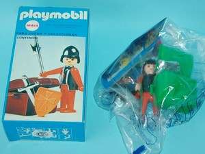 80 PLAYMOBIL MEDIEVAL SOLDIER #3334 ANTEX ANDINA S.A. MADE IN 