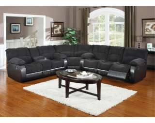 Sectional Sofa Loveseat Recliner Couch Wedge 3 Pc Living Room Set In 