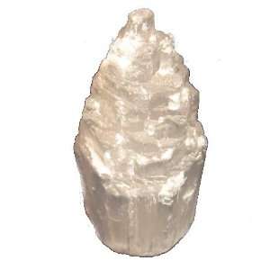 Selenite Tower 01 White Gypsum Crystal Cathedral Aura Sealing Healing 