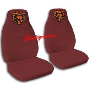  2 Burgundy Bear seat covers for a 1997 and 1998 Ford F 
