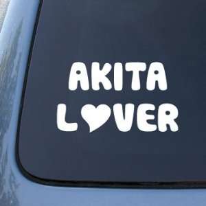 AKITA LOVER   Car, Truck, Notebook, Vinyl Decal Sticker #1919  Vinyl 