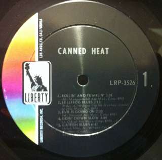CANNED HEAT s/t debut LP VG+ LRP 3526 Vinyl 1967 INSANELY RARE MONO 