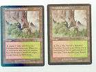MTG 2 PLAYED ONSLAUGTH WOODED FOOTHILLS (1 in SPANISH)   Fast Shipping 