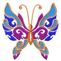 butterfly 0 size 3 78 x 3 85 stitches 11836 colors 4 color