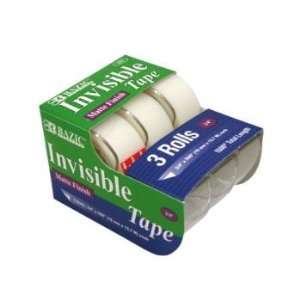  bazic 3/4 X 450 Invisible Tape (3/pack) Case Pack 144 